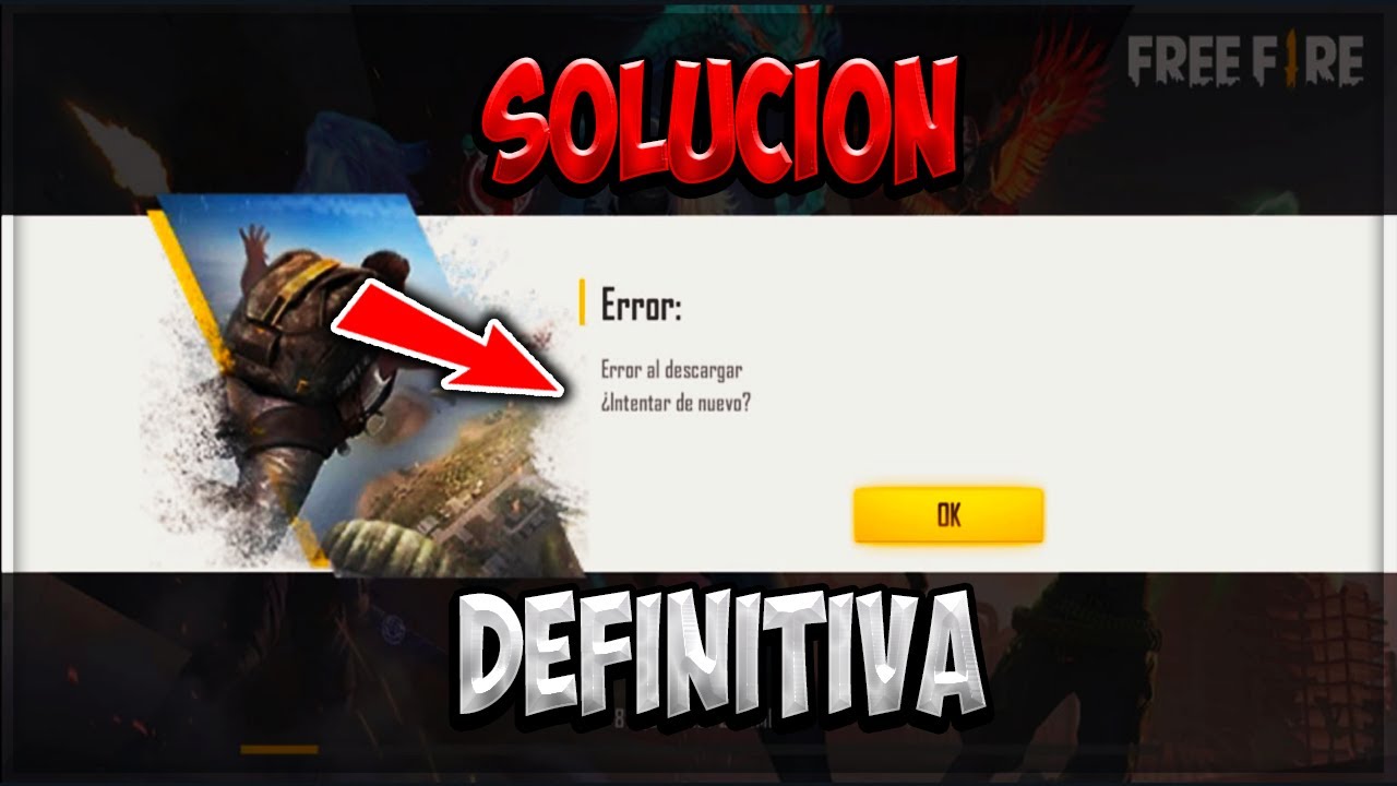 archivo danado en free fire intentalo de nuevo y sigue disfrutando