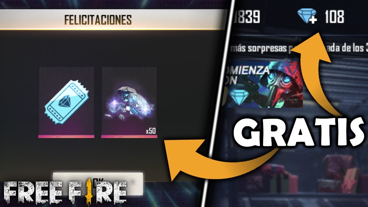 conseguir diamantes gratis en free fire y subir de nivel sin gastar