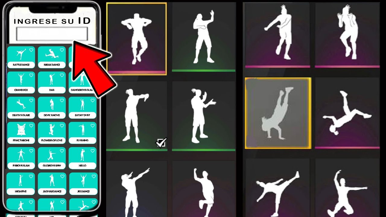 descarga la mejor app para desbloquear todos los emotes de free fire