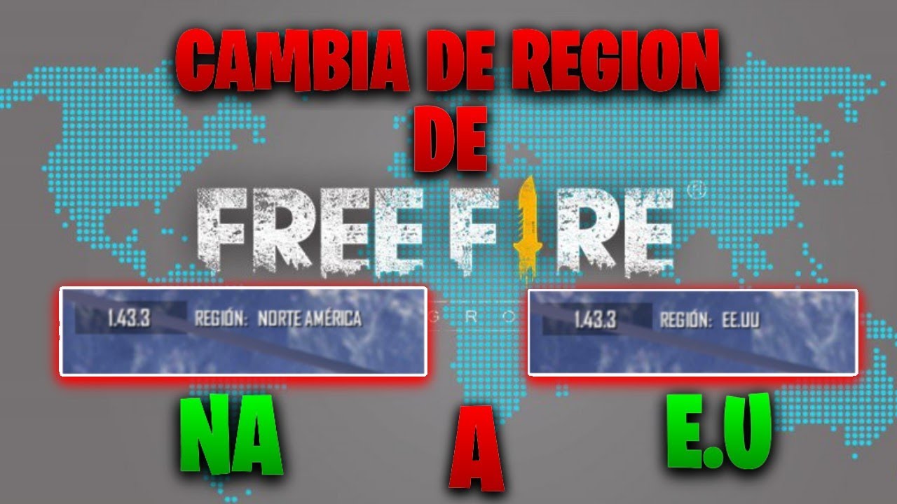 descubre en que region se encuentra estados unidos en free fire