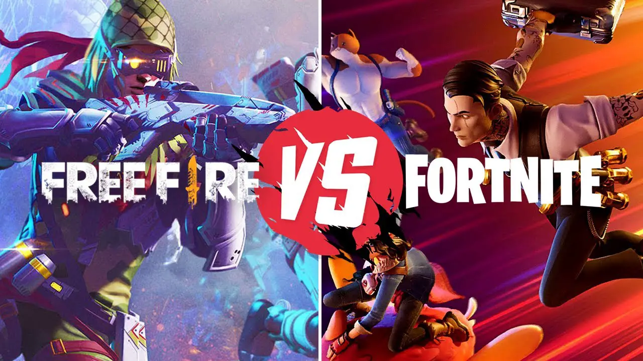 fortnite vs free fire cual es el battle royale mas famoso