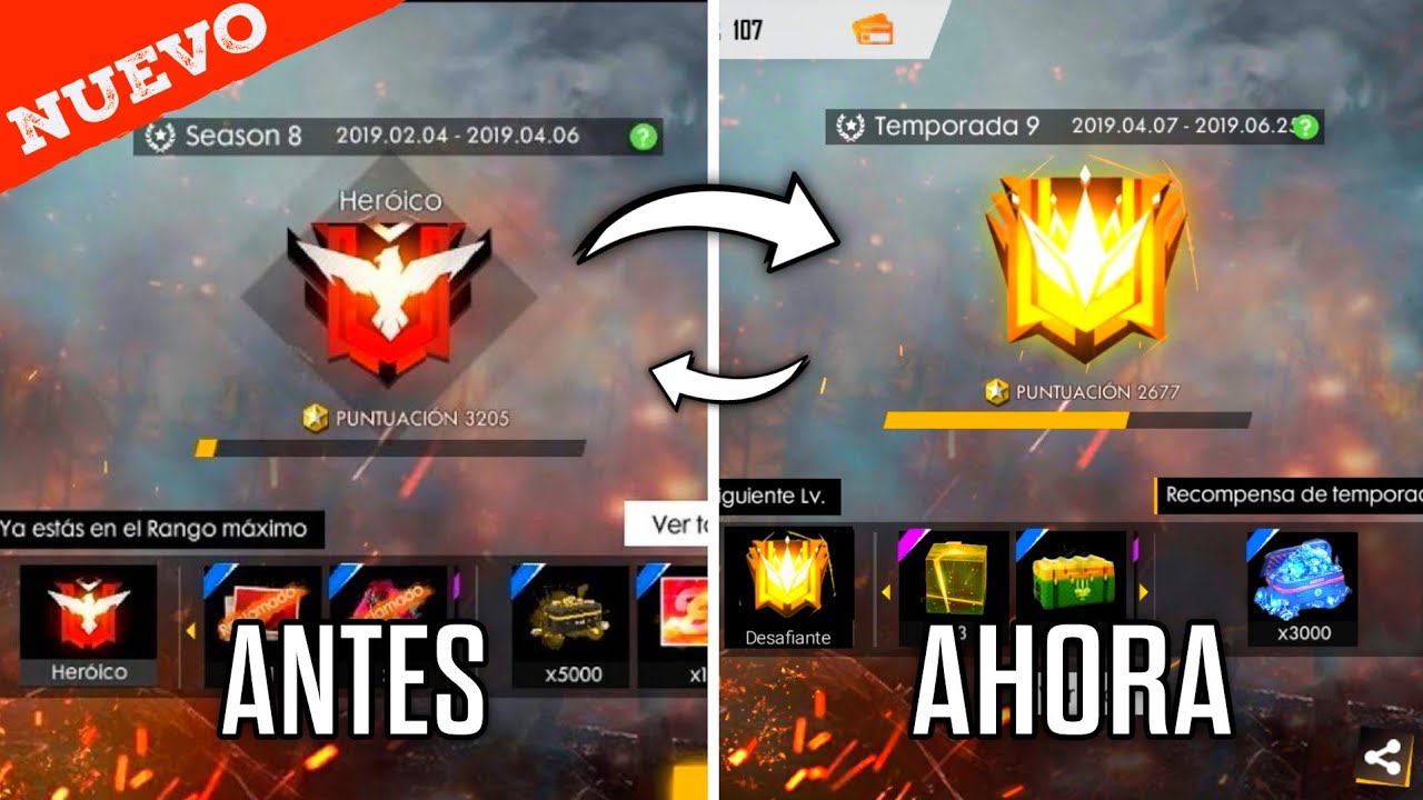 free fire despues de diamante que sigue en el juego