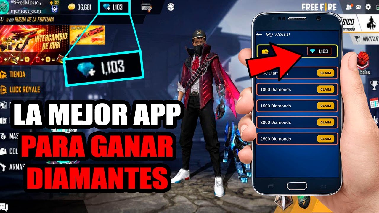 gana diamantes gratis en free fire aprende como sin gastar dinero