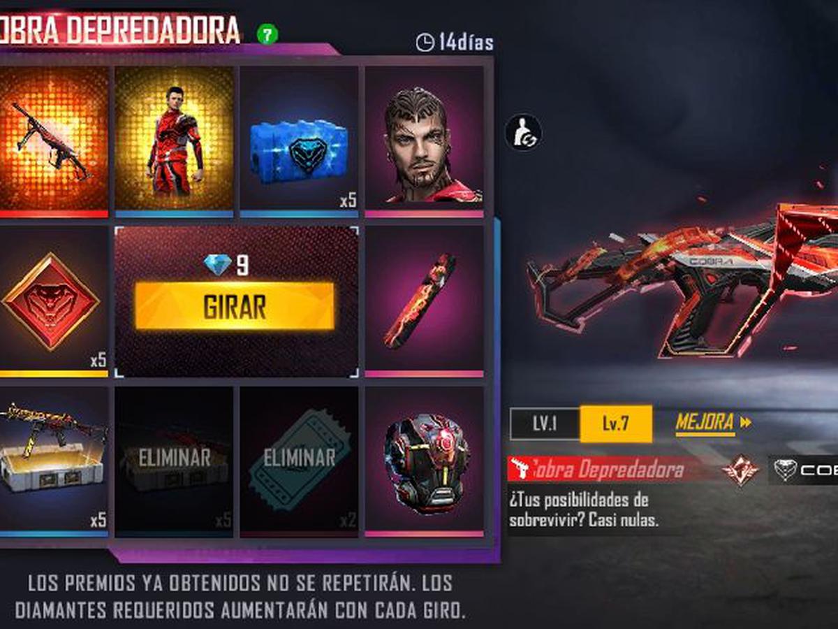 guia de free fire diamantes y mejoras para ganar