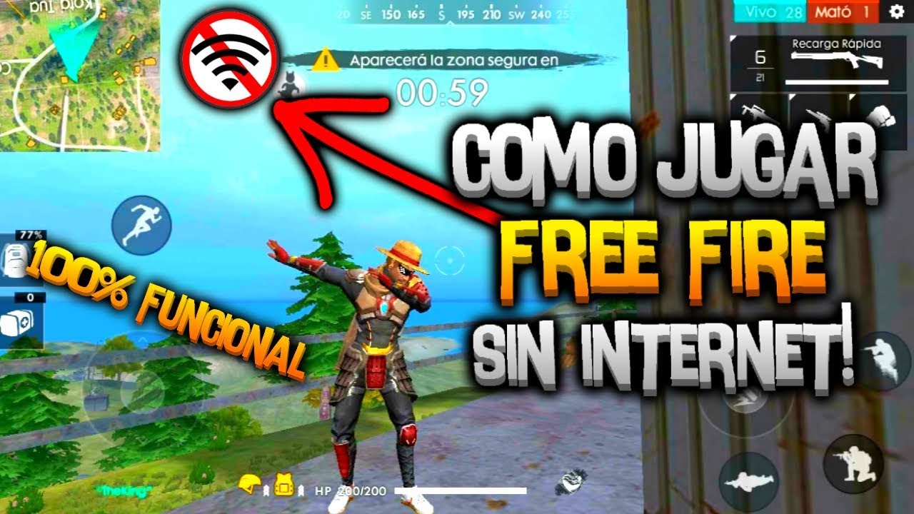 juega free fire sin internet y disfruta la accion en cualquier lugar