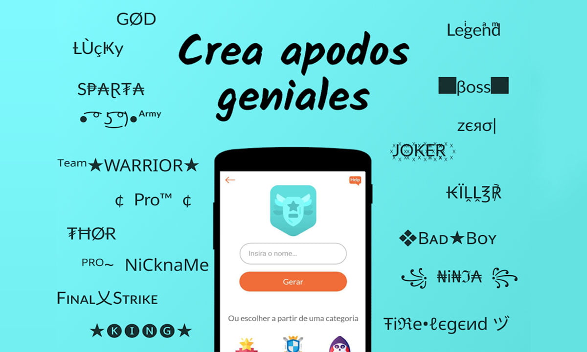 la mejor app para crear nombres geniales en free fire