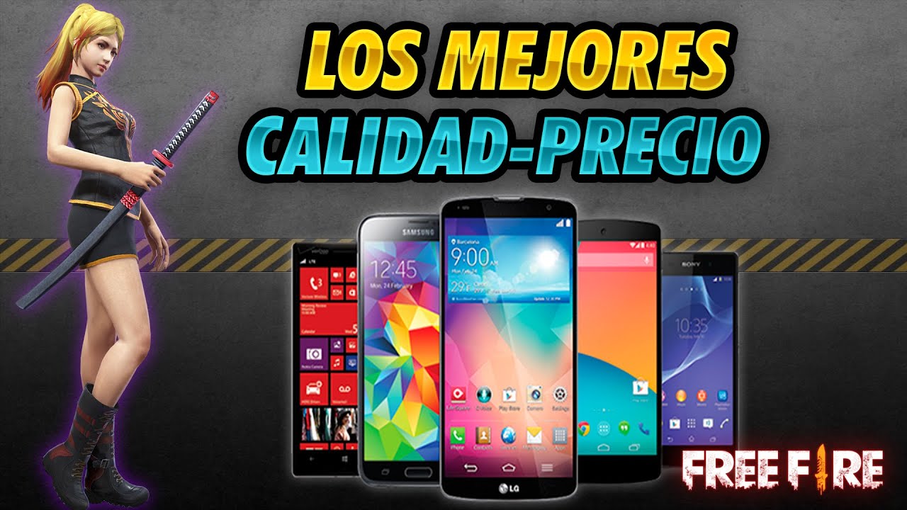 los mejores celulares para jugar free fire con calidad