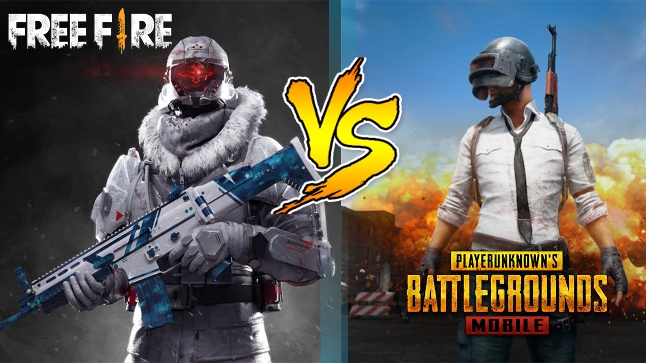 pubg vs free fire la batalla de los juegos de batalla real