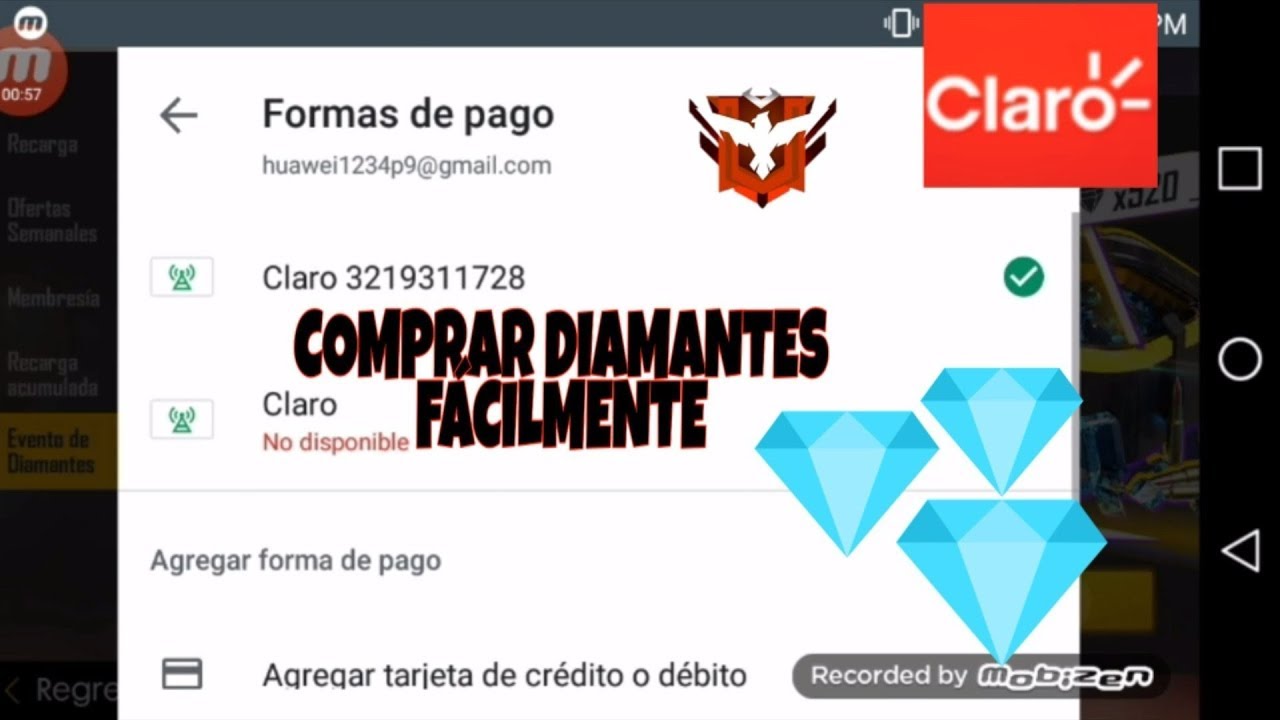 recarga free fire con claro recarga diamantes y mejora tu juego